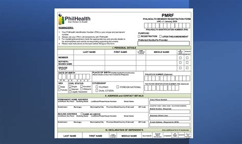 How to Update your Phil health Member Data Record .